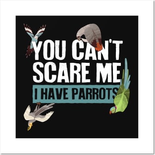 You Can't Scare Me, I Have Parrots Posters and Art